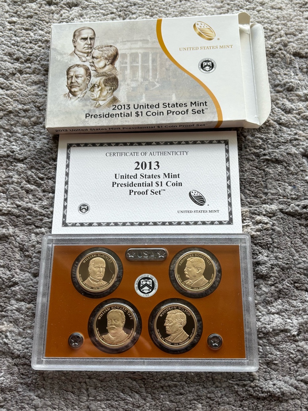 US Mint Presidential $1 Coin Proof Set